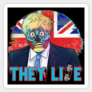 Alien Obey Bojo Politics THEY LIE  Freedom Zombie Boris Magnet